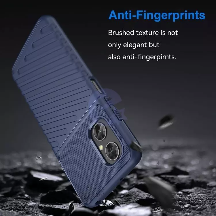 Противоударный чехол бампер для Samsung Galaxy A04 Anomaly Thunder Blue (Синий)
