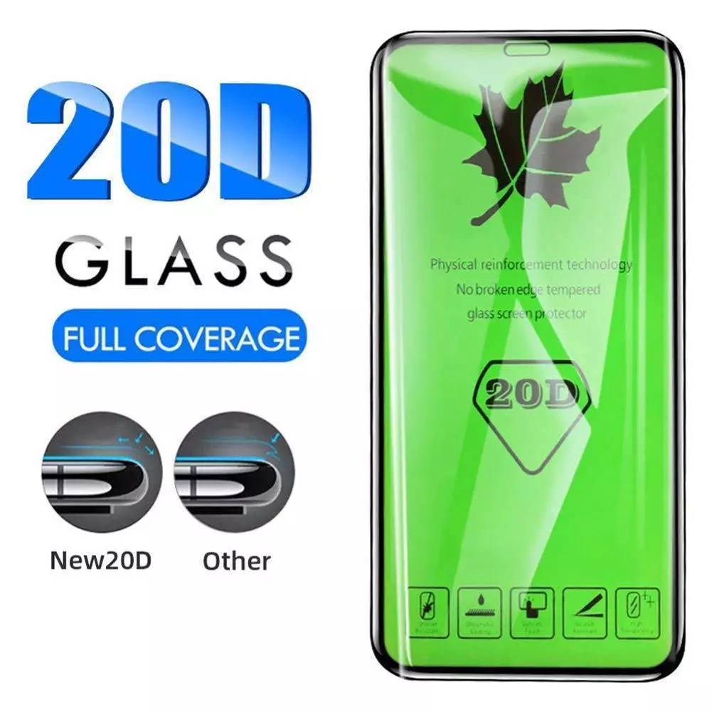 Захисне скло для Vivo Y02s Anomaly 20D Tempered Glass Black (Чорний)