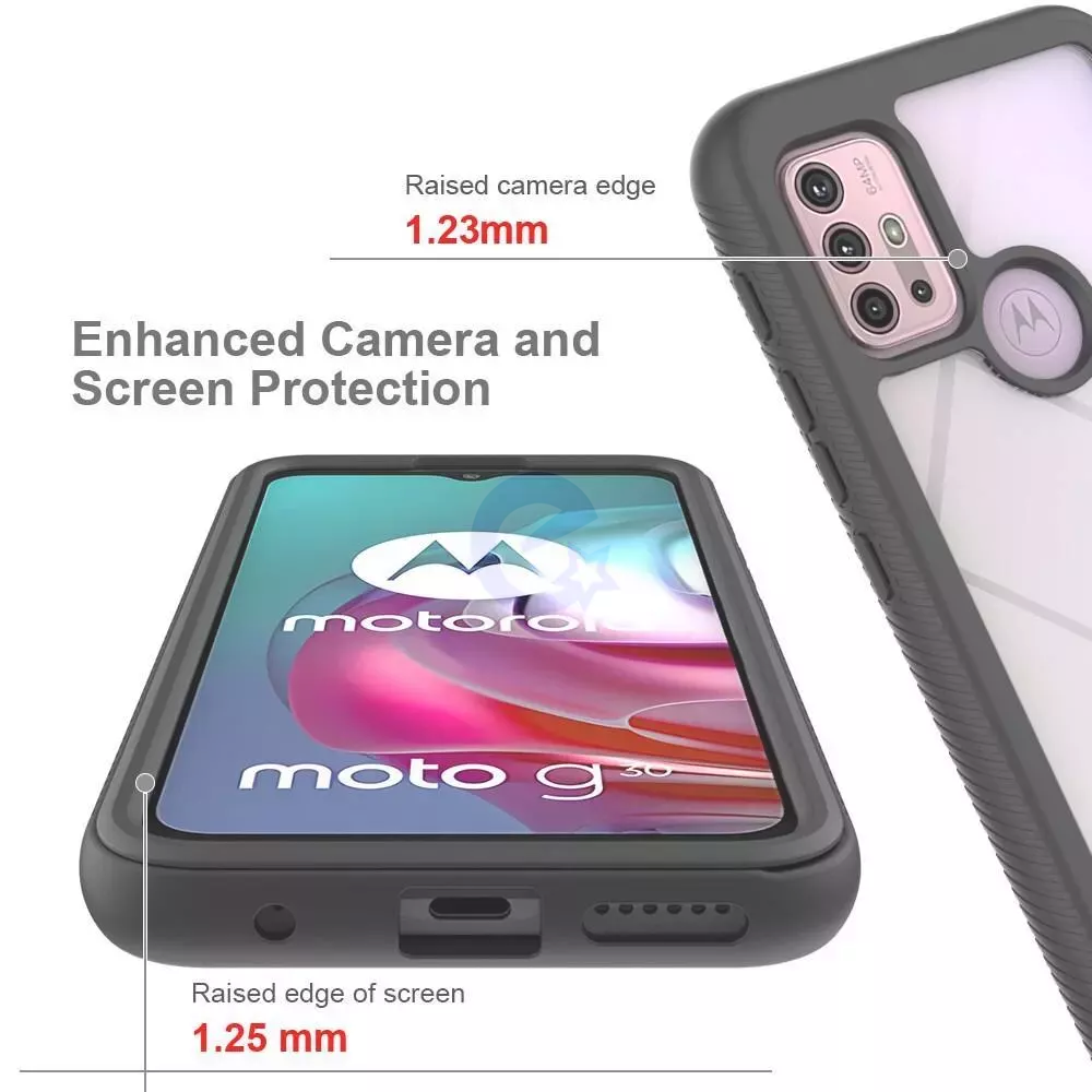 Противоударный чехол бампер для Motorola Moto G71 5G Anomaly Hybrid 360 Red (Красный)