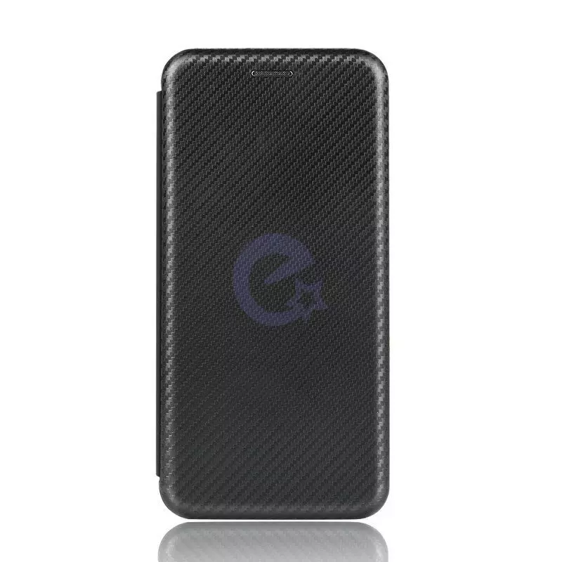 Чехол книжка для Realme Q3i 5G Anomaly Carbon Book Black (Черный)