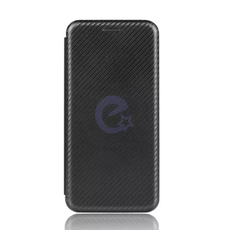 Чехол книжка для Realme Q3i 5G Anomaly Carbon Book Black (Черный)