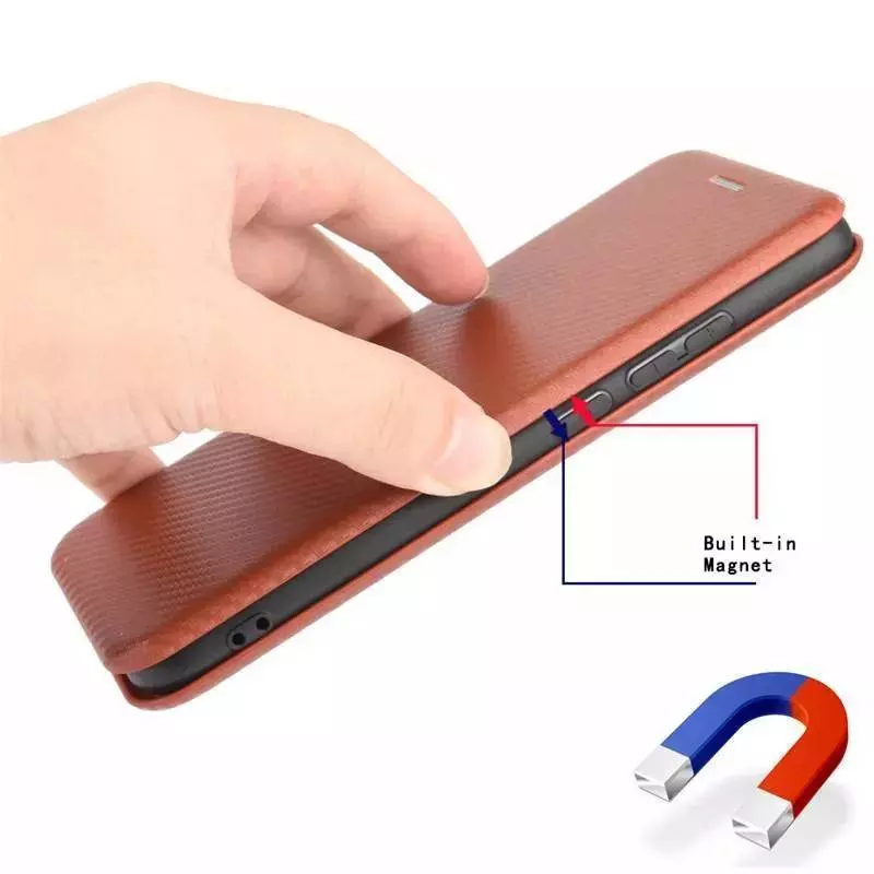 Чехол книжка для Realme C33 / C33 2023 Anomaly Carbon Book Rose Gold (Розовое Золото)