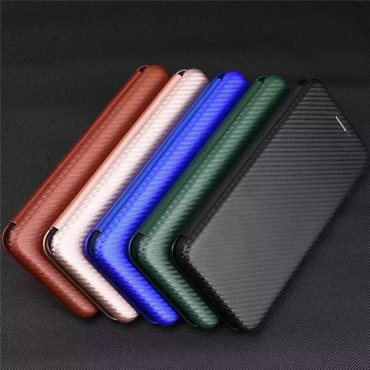 Чехол книжка для Realme C33 / C33 2023 Anomaly Carbon Book Rose Gold (Розовое Золото)