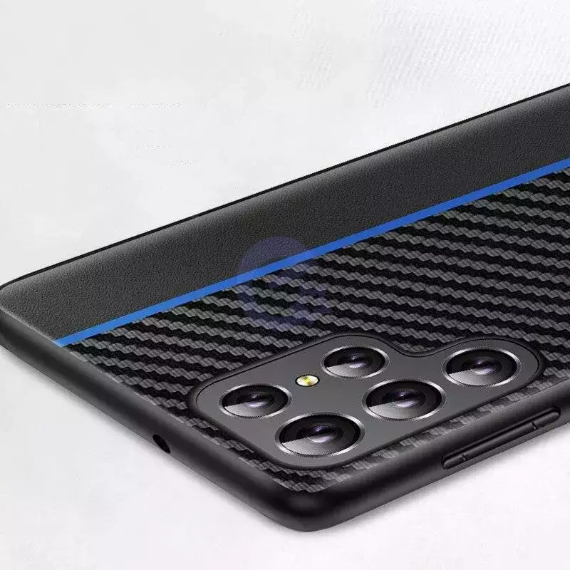 Чохол бампер для Samsung Galaxy S23 Anomaly Carbon Line Blue (Синій)