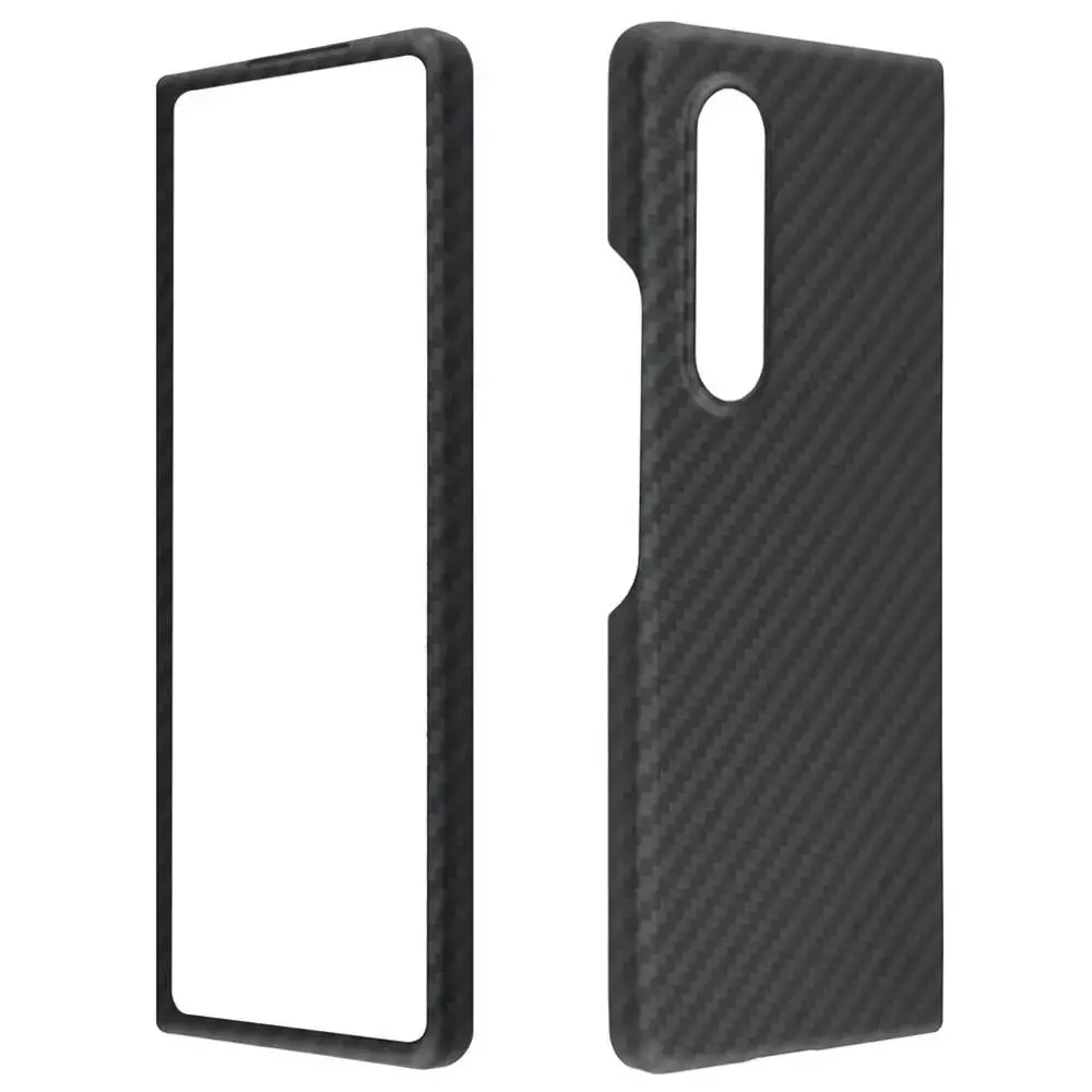 Премиальный чехол бампер для Vivo Y02s Anomaly Carbon Plaid (Открытый модуль камеры) Black (Черный)