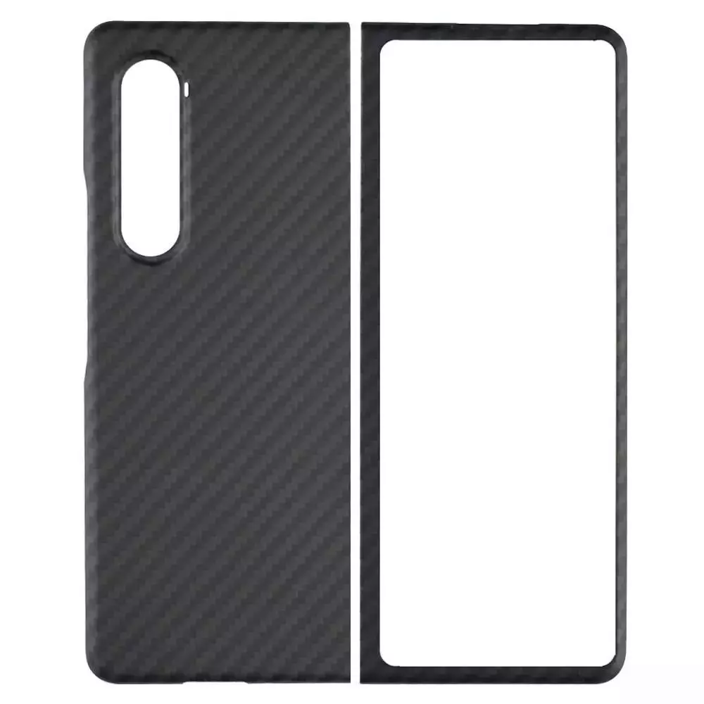 Премиальный чехол бампер для vivo V25 Anomaly Carbon Plaid (Открытый модуль камеры) Black (Черный)