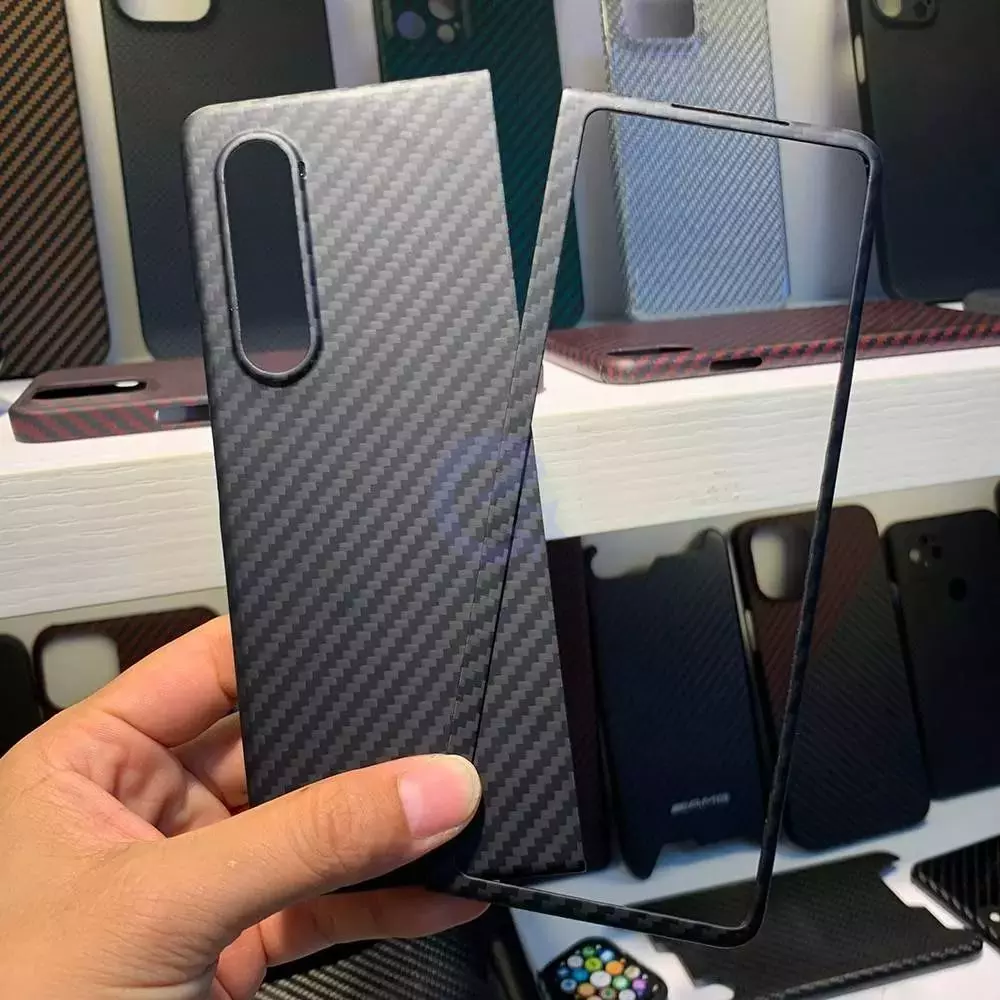 Премиальный чехол бампер для vivo V25 Pro Anomaly Carbon Plaid (Открытый модуль камеры) Black (Черный)
