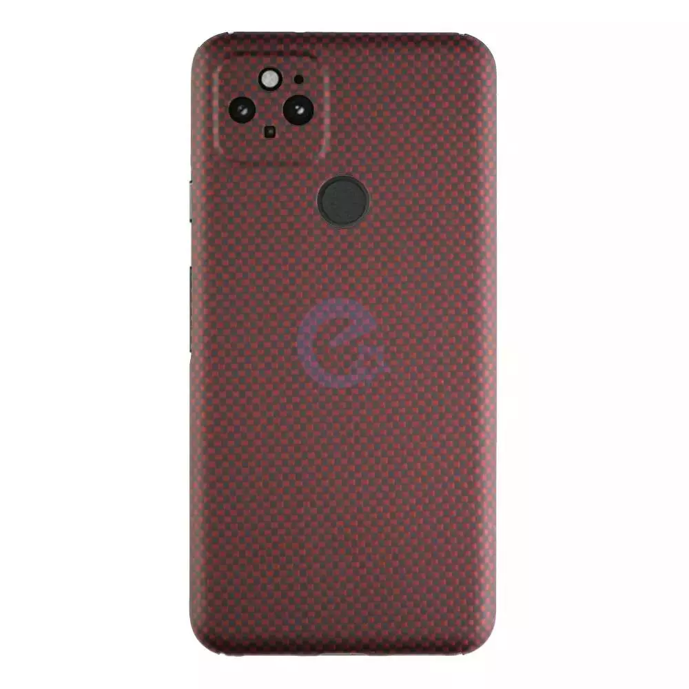 Преміальний чохол бампер для vivo V25 Pro Anomaly Carbon Plaid (Закритий модуль камери) Red (Червоний)