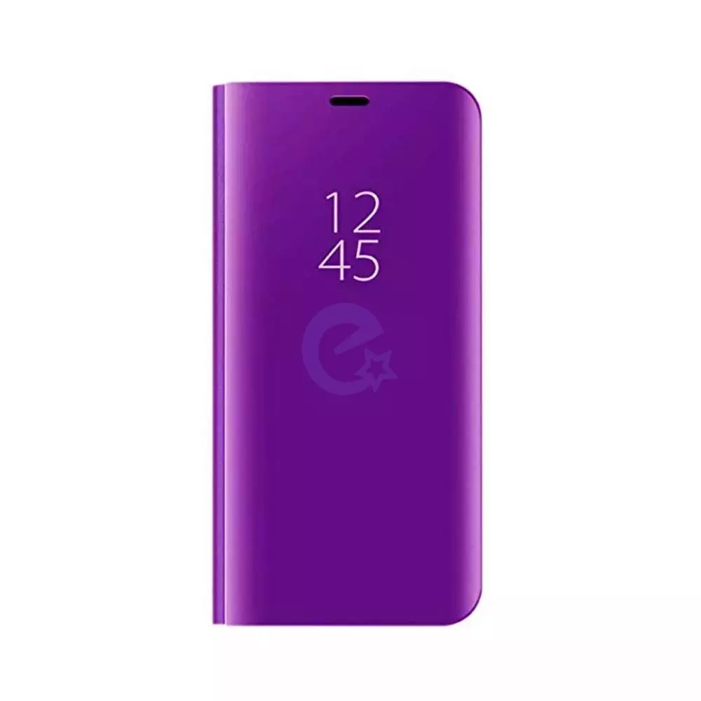 Інтерактивна чохол книжка для Realme Narzo 50A 5G Anomaly Clear View Lilac (Ліловий)