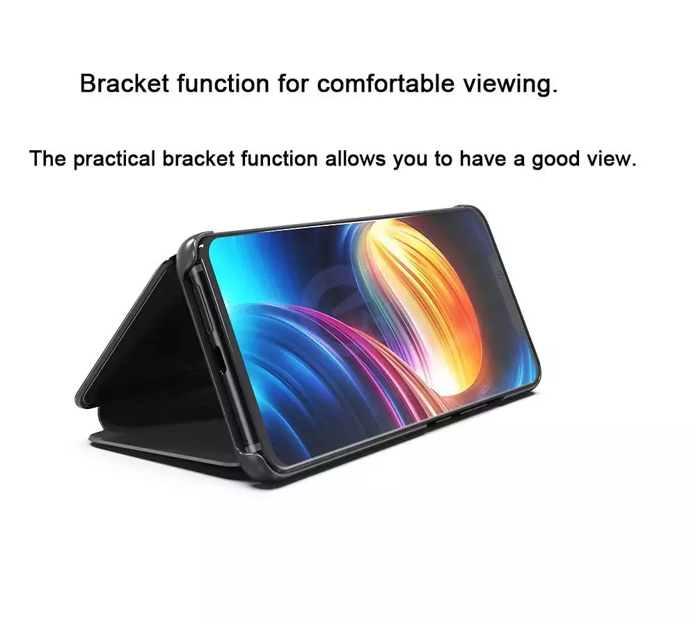 Інтерактивна чохол книжка для Realme Narzo 50A 5G Anomaly Clear View Lilac (Ліловий)