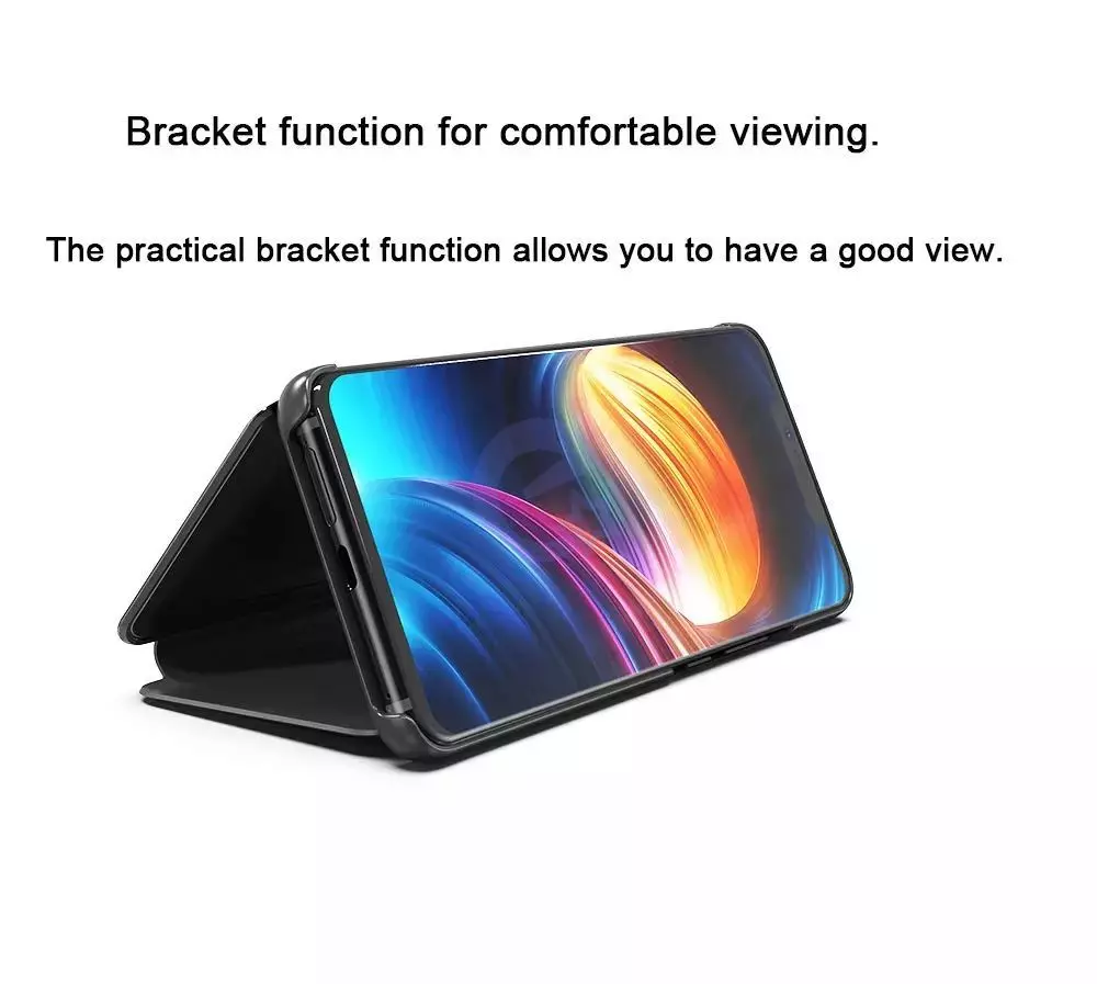 Интерактивная чехол книжка для vivo V25 Pro Anomaly Clear View Rose Gold (Розовое Золото)