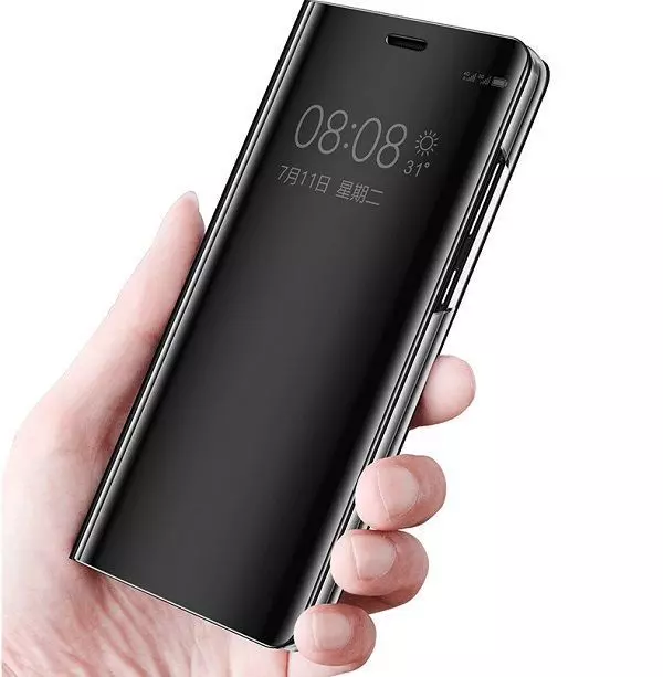 Интерактивная чехол книжка для vivo V25 Pro Anomaly Clear View Rose Gold (Розовое Золото)