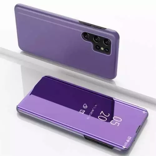 Інтерактивна чохол книжка для Samsung Galaxy S23 Ultra Anomaly Clear View Purple (Пурпурний)