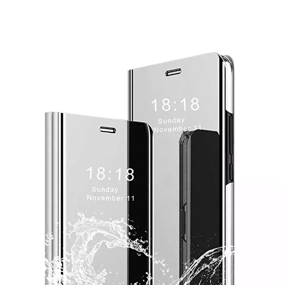Інтерактивна чохол книжка для vivo V25 Pro Anomaly Clear View Silver (Сріблястий)