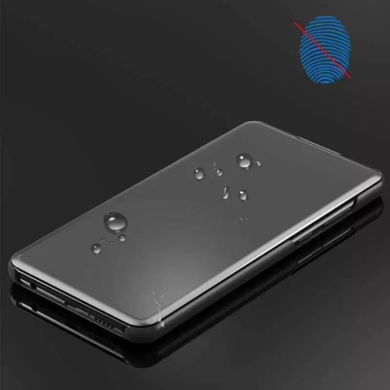 Интерактивная чехол книжка для Vivo Y02s Anomaly Clear View Purple (Пурпурный)