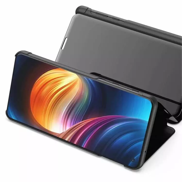 Интерактивная чехол книжка для Vivo Y33s / Y21 Anomaly Clear View Purple (Пурпурный)