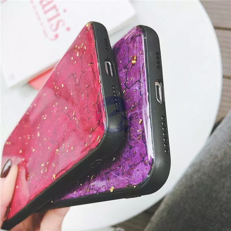Чехол бампер для Motorola Moto E32 / G22 Anomaly Cosmo Purple (Пурпурный)