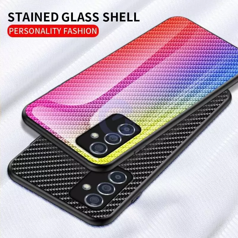 Чехол бампер для Xiaomi 13 Anomaly Cosmo Carbon Colorful (Красочный)
