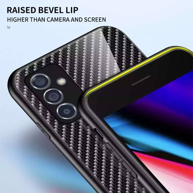Чехол бампер для Xiaomi 13 Anomaly Cosmo Carbon Blue (Синий)