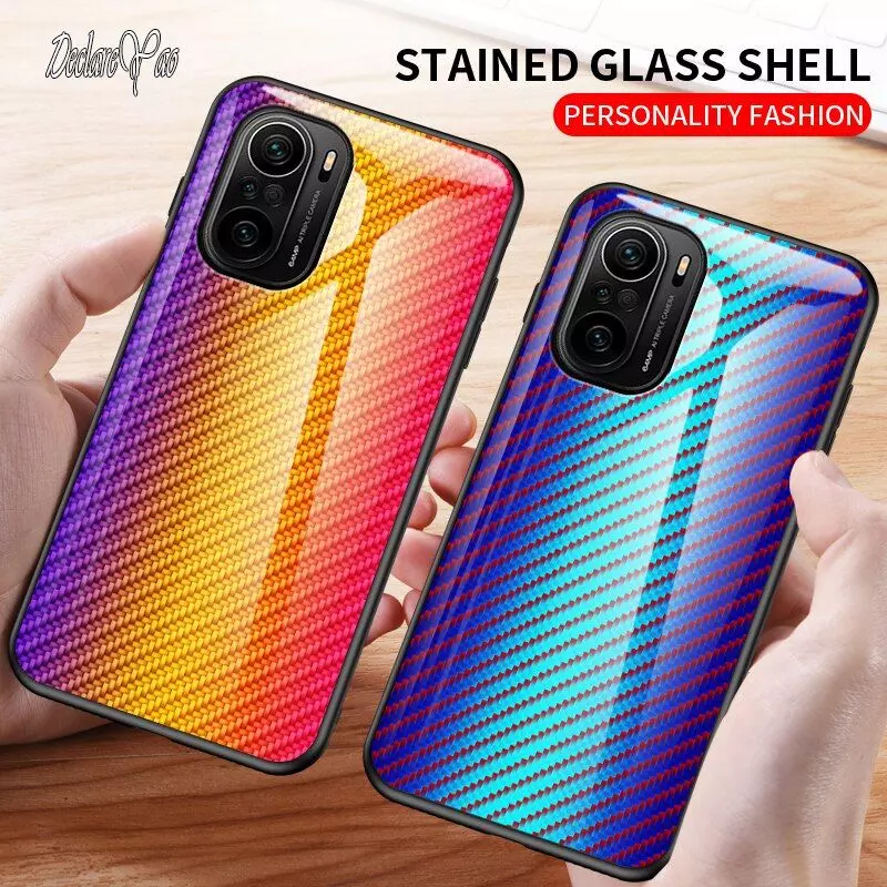 Чехол бампер для Xiaomi Poco X4 GT / Redmi Note 11T Pro / Redmi Note 11T Pro Plus Anomaly Cosmo Carbon Gold (Золотой)