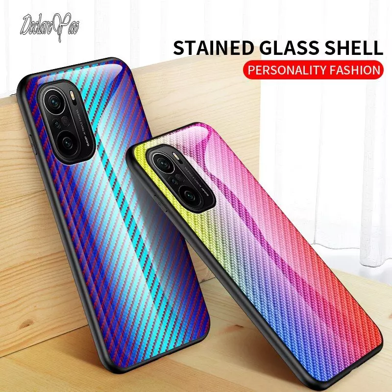 Чехол бампер для Xiaomi Poco X4 GT / Redmi Note 11T Pro / Redmi Note 11T Pro Plus Anomaly Cosmo Carbon Gold (Золотой)
