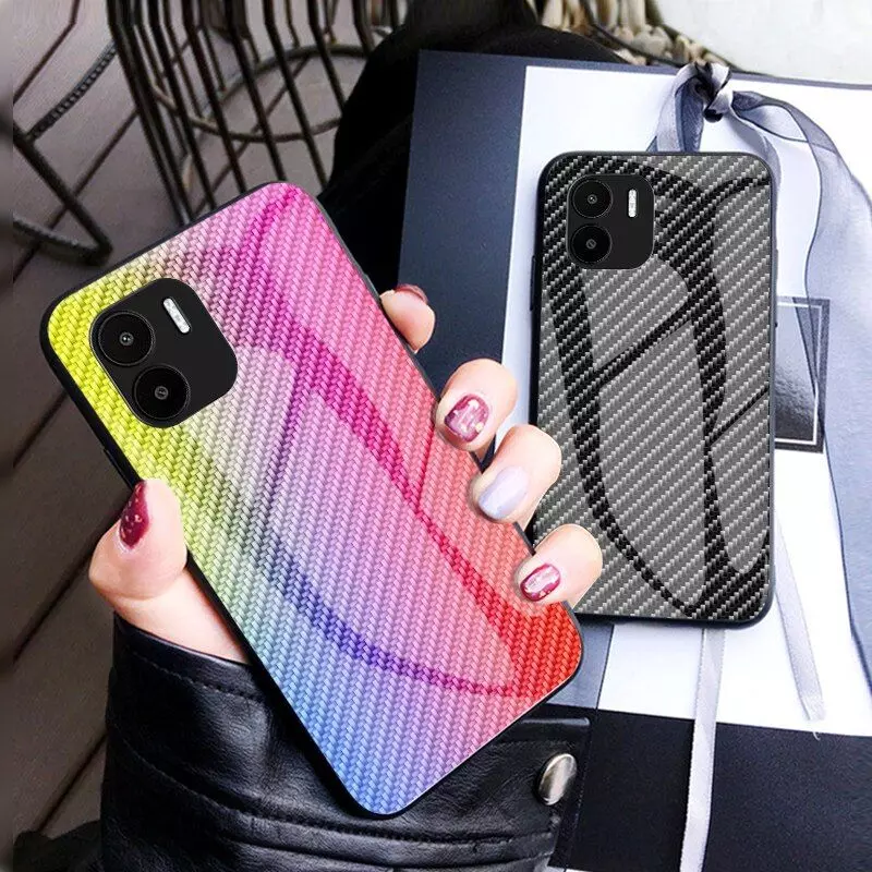 Чохол бампер для Xiaomi Redmi A1 / Redmi A2 Anomaly Cosmo Carbon Black (Чорний)
