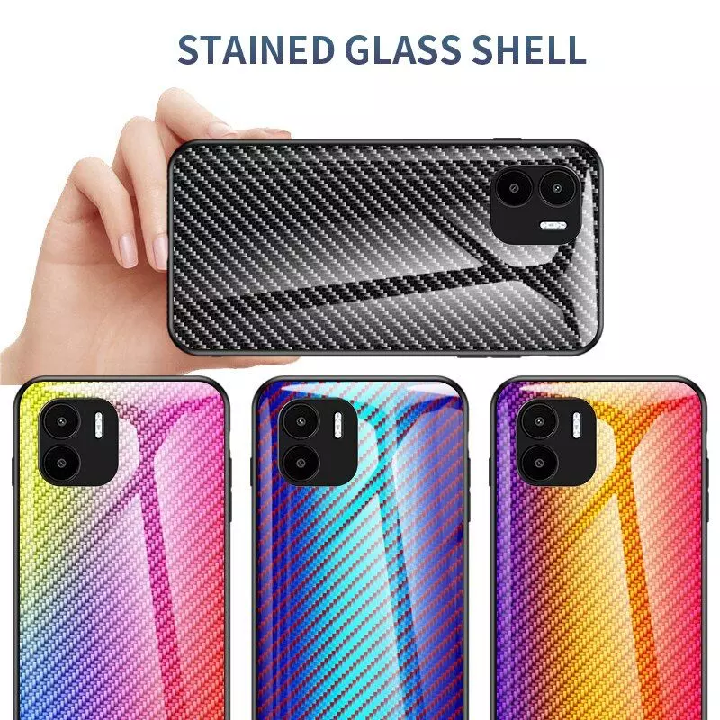 Чохол бампер для Xiaomi Redmi A1 / Redmi A2 Anomaly Cosmo Carbon Black (Чорний)