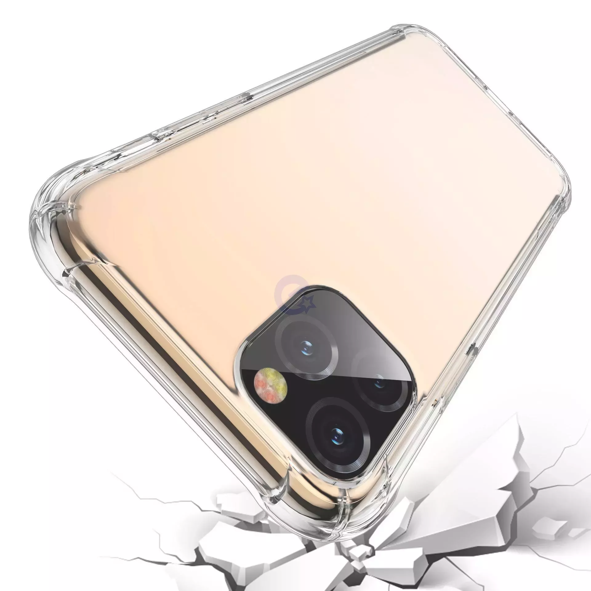 Чехол бампер для Huawei Nova Y61 Anomaly Crystal Hybrid Transparent (Прозрачный)