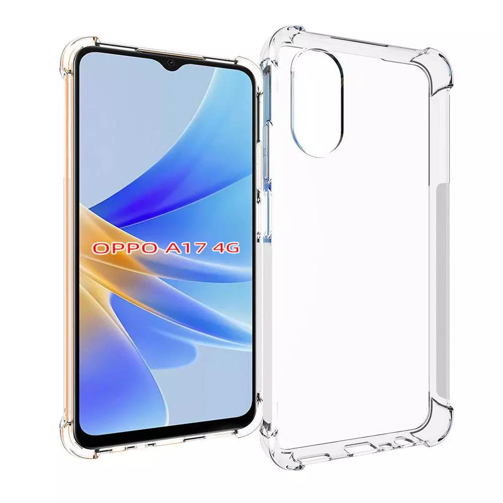 Чехол бампер для Oppo A17 Anomaly Crystal Hybrid Transparent (Прозрачный)