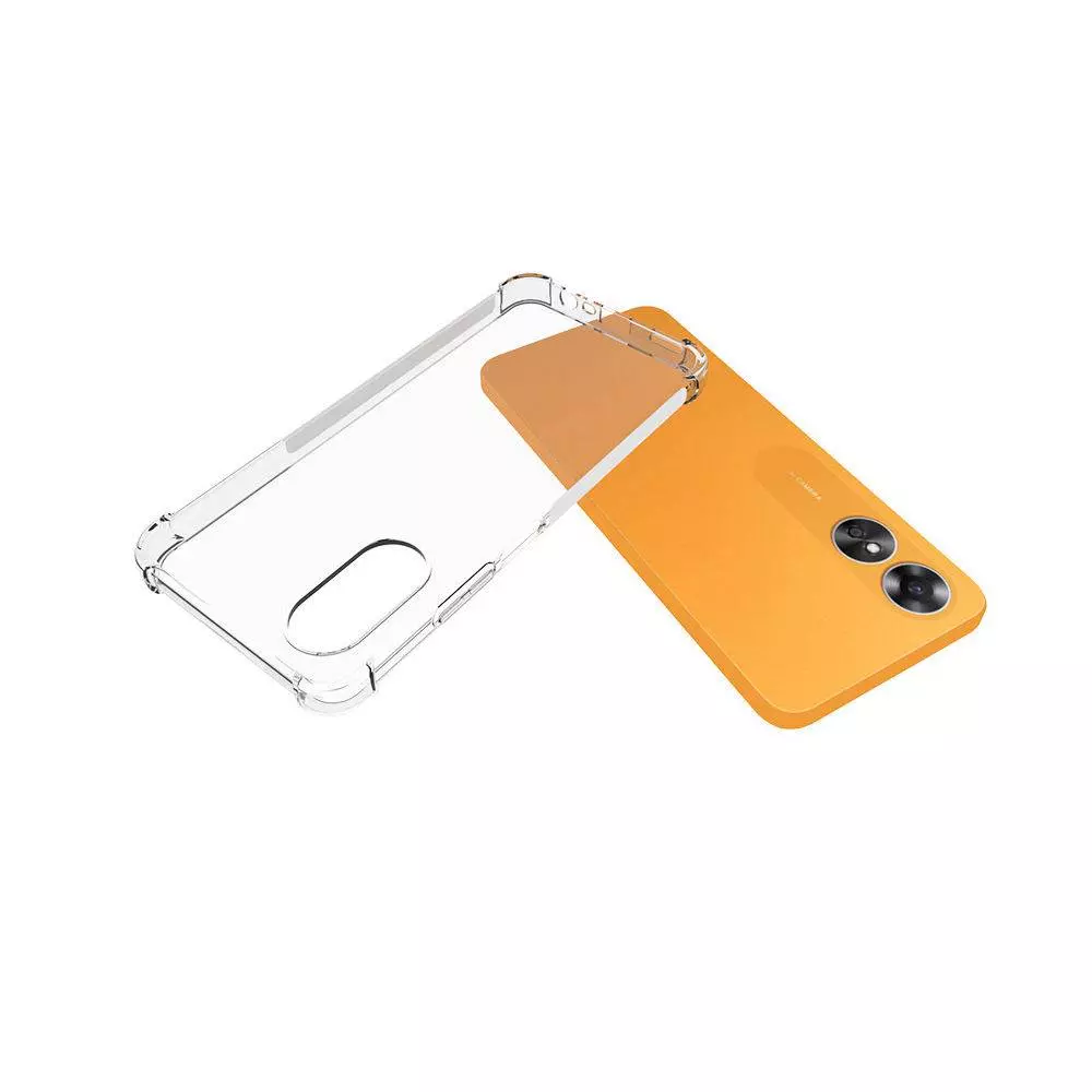Чехол бампер для Oppo A17 Anomaly Crystal Hybrid Transparent (Прозрачный)