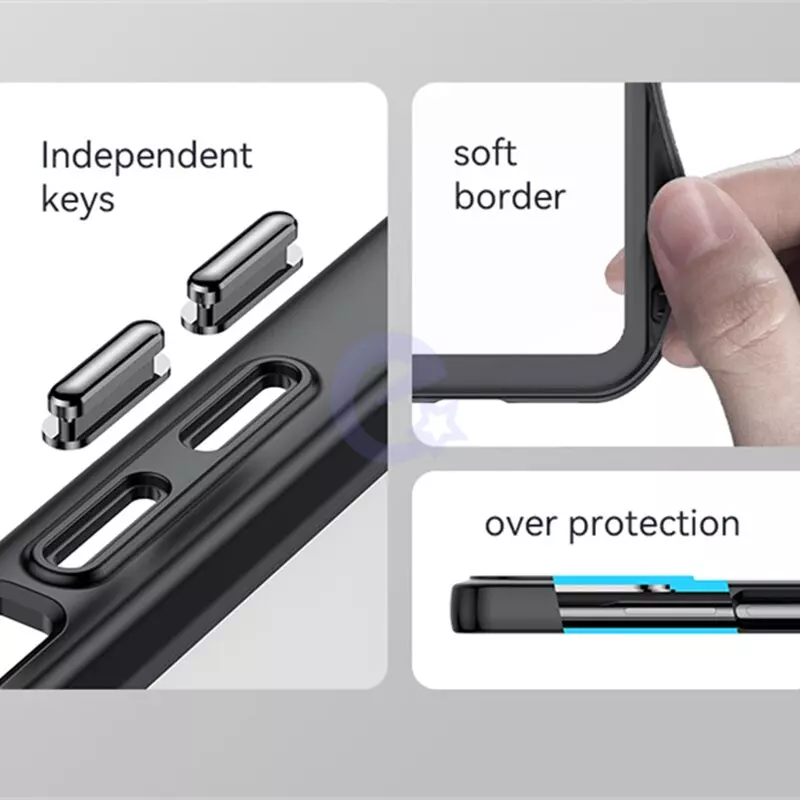 Чехол бампер для Xiaomi 13 Anomaly Fusion Black (Черный)