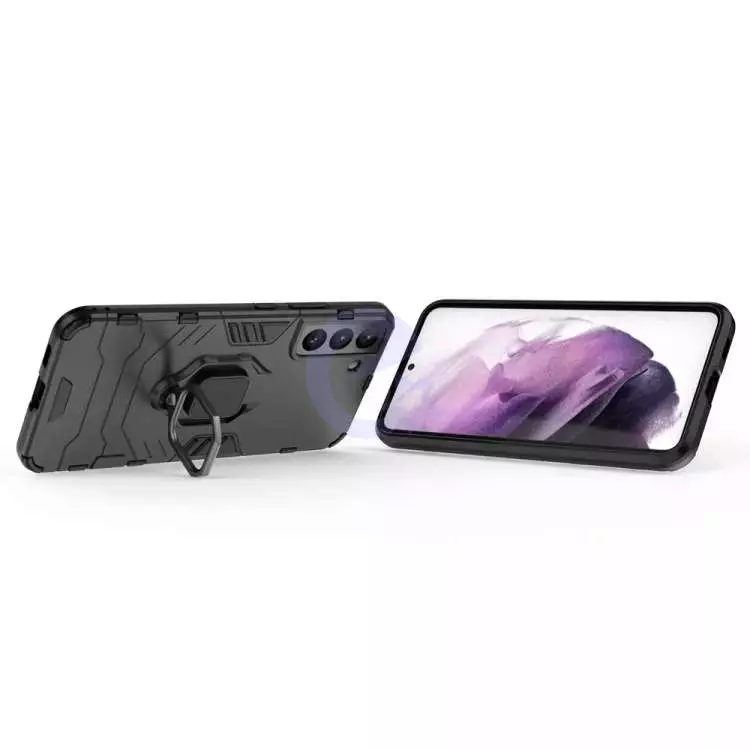 Чехол бампер для Samsung Galaxy S23 Anomaly Defender S (с кольцом-держателем) Black (Черный)