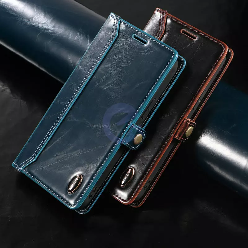 Чехол книжка для Xiaomi Poco M4 Pro 5G / Redmi Note 11S 5G Anomaly Elite Leather Blue (Синий)