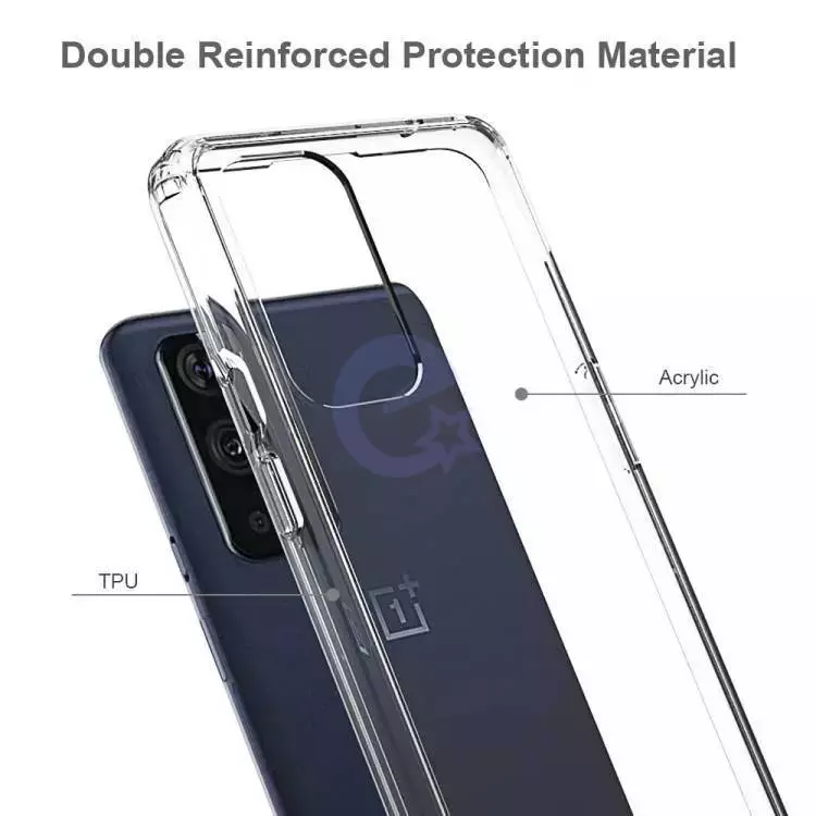Чехол бампер для OnePlus 9R / 8T Anomaly Fusion Transparent (Прозрачный)