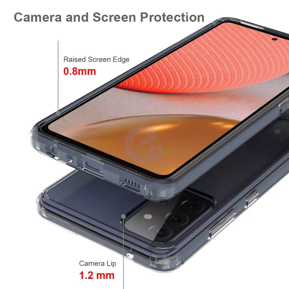 Чехол бампер для Samsung Galaxy A23 5G / Galaxy A23 Anomaly Fusion Transparent (Прозрачный)