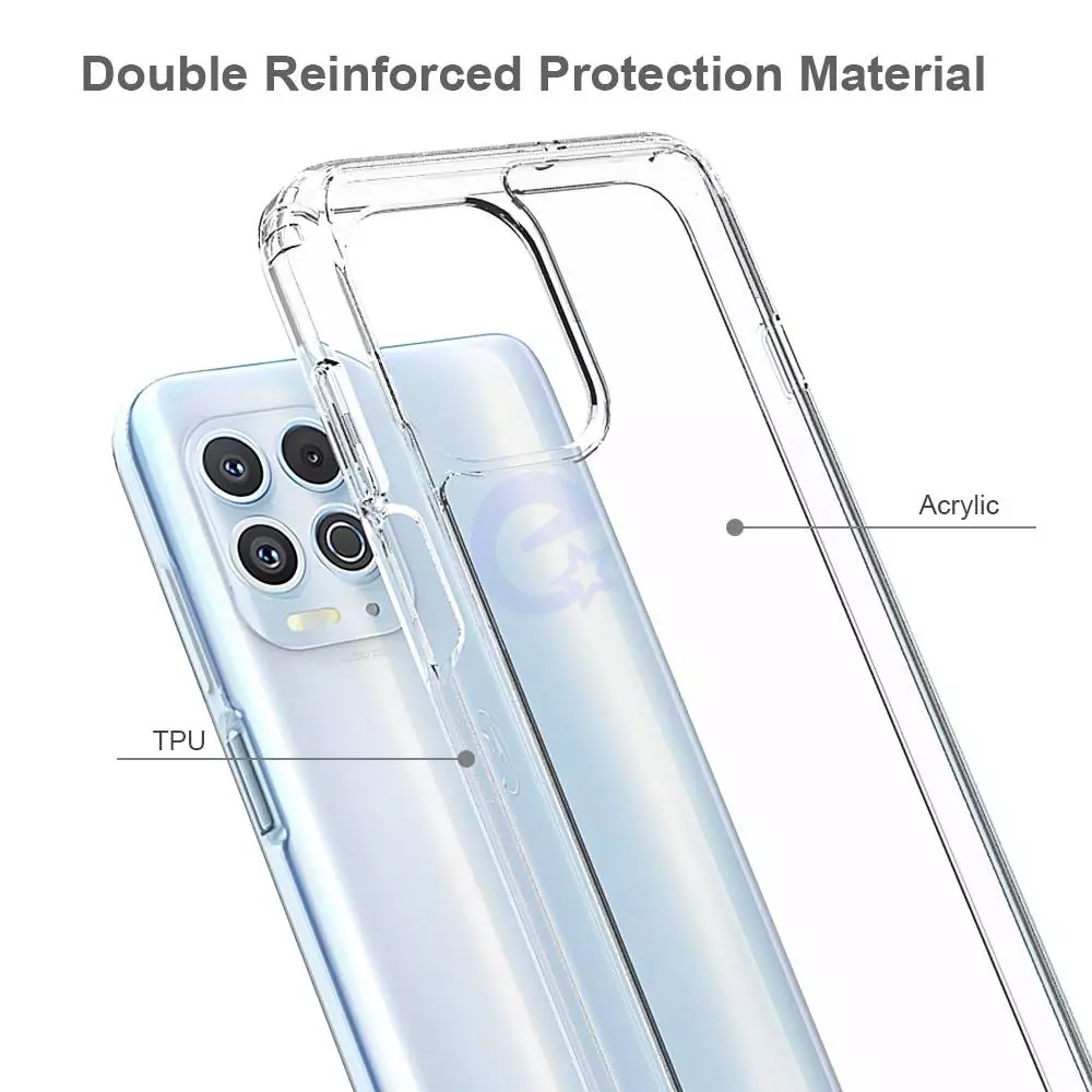 Чехол бампер для Motorola Moto G Stylus 5G Anomaly Fusion Transparent (Прозрачный)