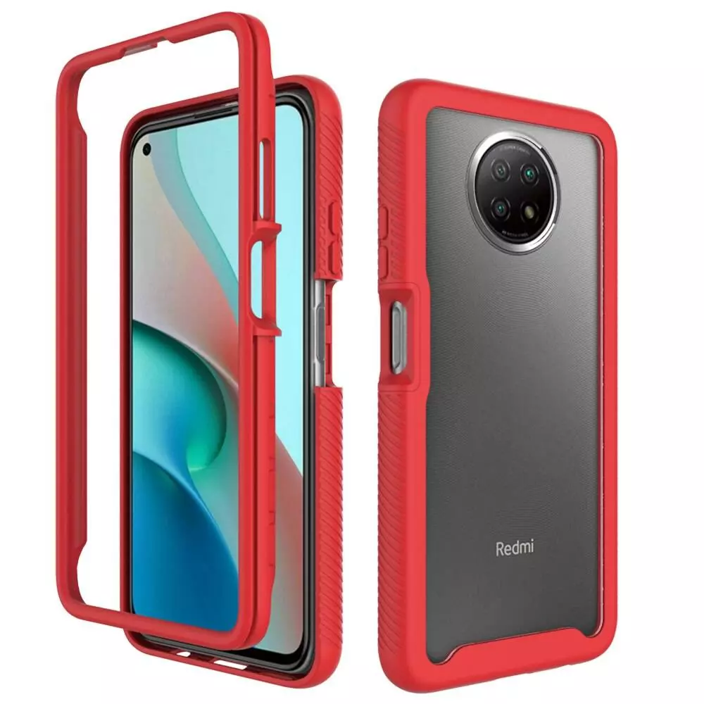Противоударный чехол бампер для Nokia G50 Anomaly Hybrid 360 Red (Красный)