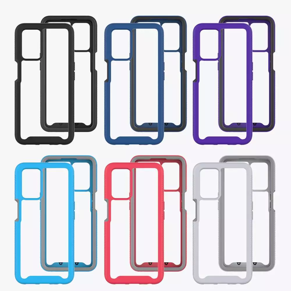 Противоударный чехол бампер для Oppo A17k Anomaly Hybrid 360 Black (Черный)