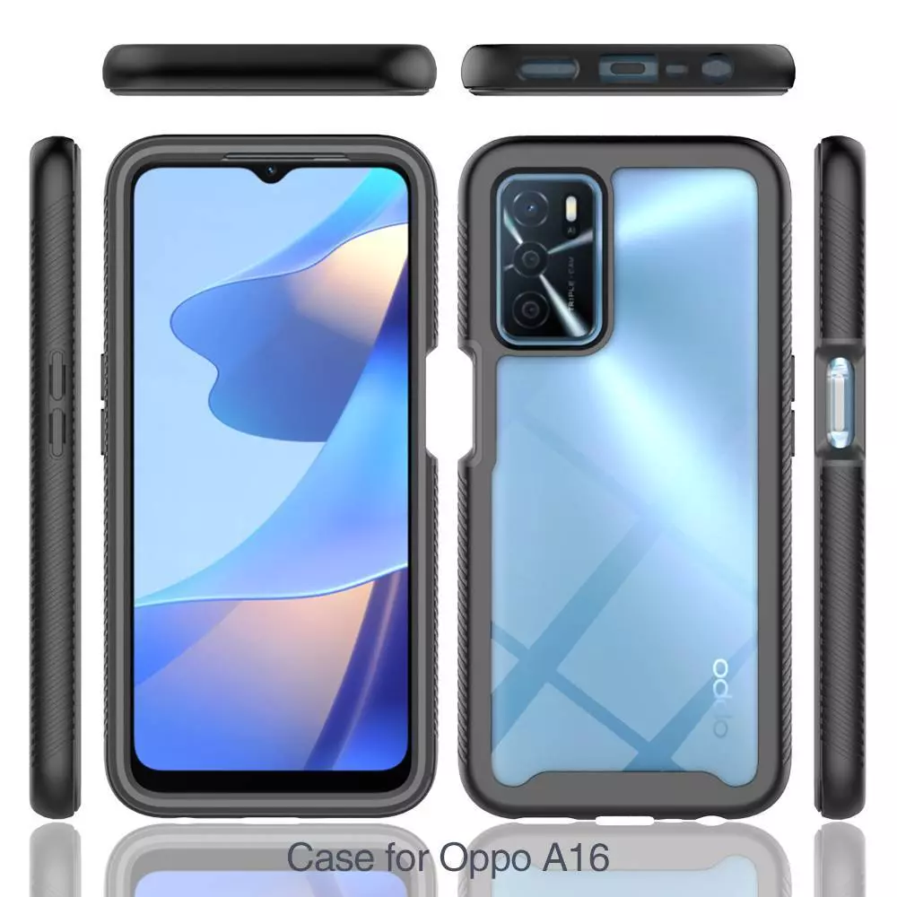 Противоударный чехол бампер для Vivo Y02s Anomaly Hybrid 360 Pink / Grey (Розовый / Серый)