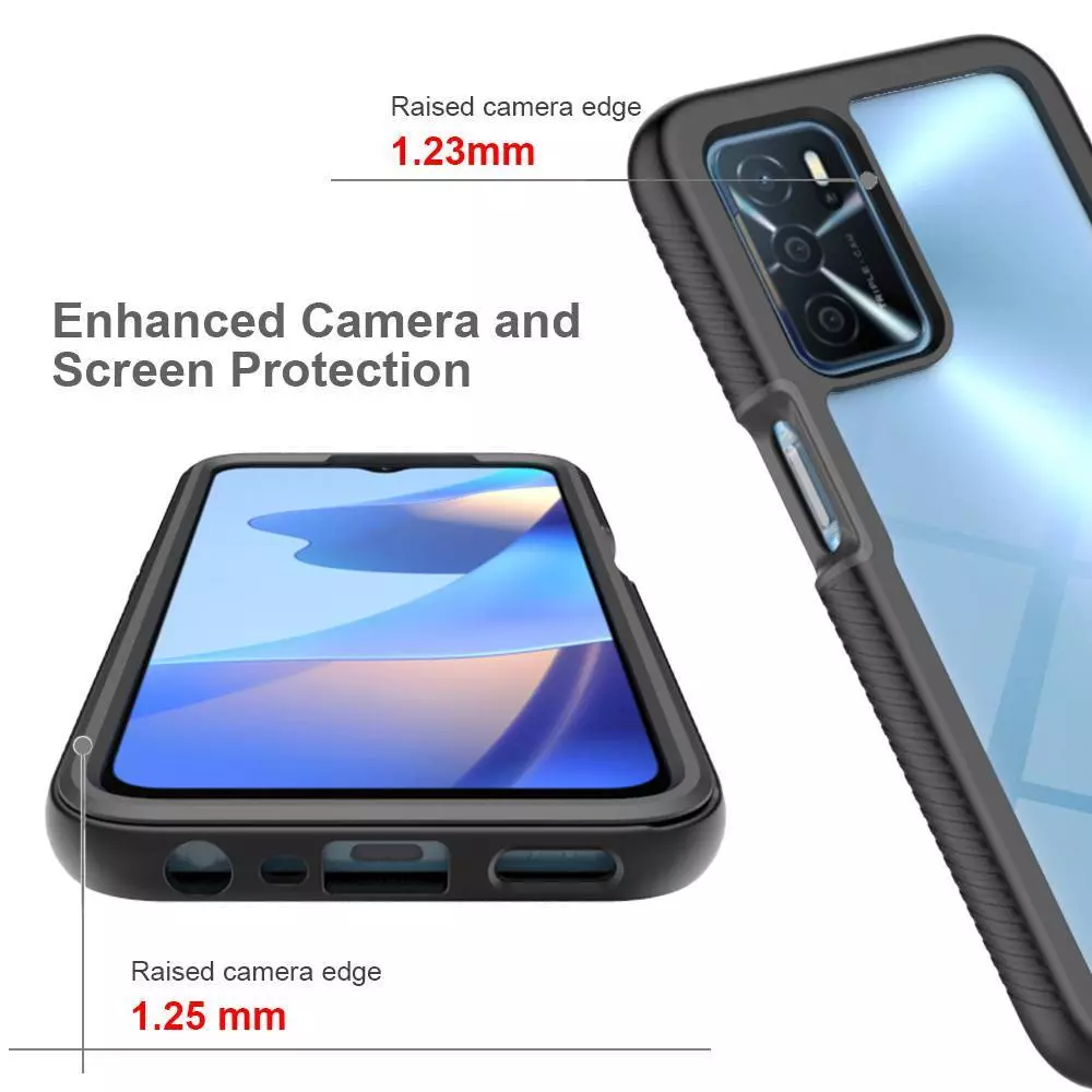 Протиударний чохол бампер для Vivo Y02s Anomaly Hybrid 360 Sky Blue / Grey (Небесно Синій / Сірий)