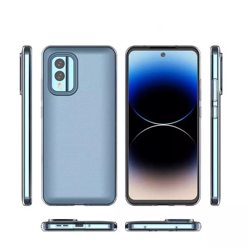 Ультратонкий чехол бампер для Nokia X30 Anomaly Jelly Transparent (Прозрачный) Ультратонкий чехол бампер для Nokia X30 Anomaly Jelly Transparent (Прозрачный)