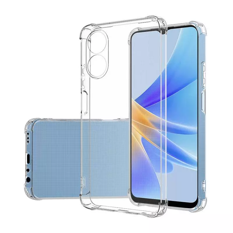 Ультратонкий чехол бампер для Oppo A17 Anomaly Jelly Transparent (Прозрачный)