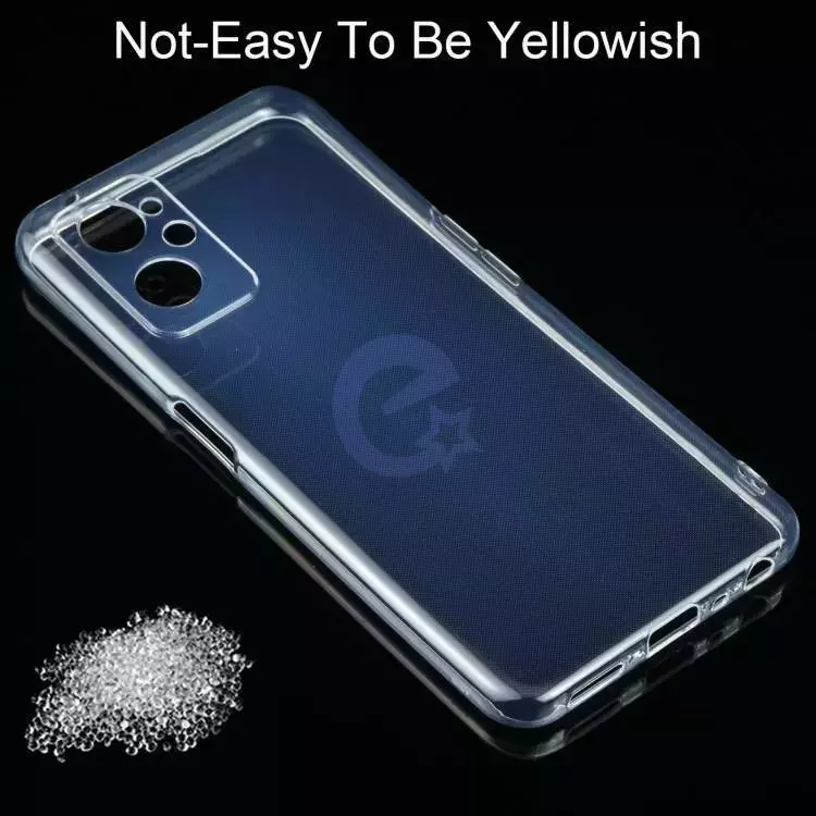 Ультратонкий чохол бампер для Realme 9 / 9 Pro Plus / Narzo 50 Pro Anomaly Jelly Transparent (Прозорий)