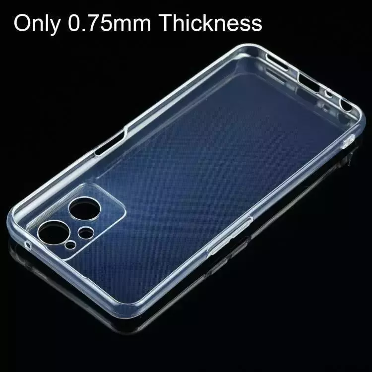 Ультратонкий чохол бампер для Realme 9 / 9 Pro Plus / Narzo 50 Pro Anomaly Jelly Transparent (Прозорий)