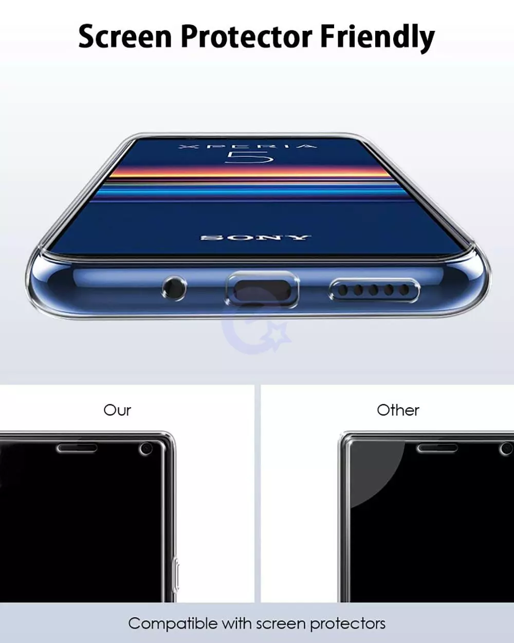 Ультратонкий чохол бампер для Sony Xperia 5 IV Anomaly Jelly Transparent (Прозорий)