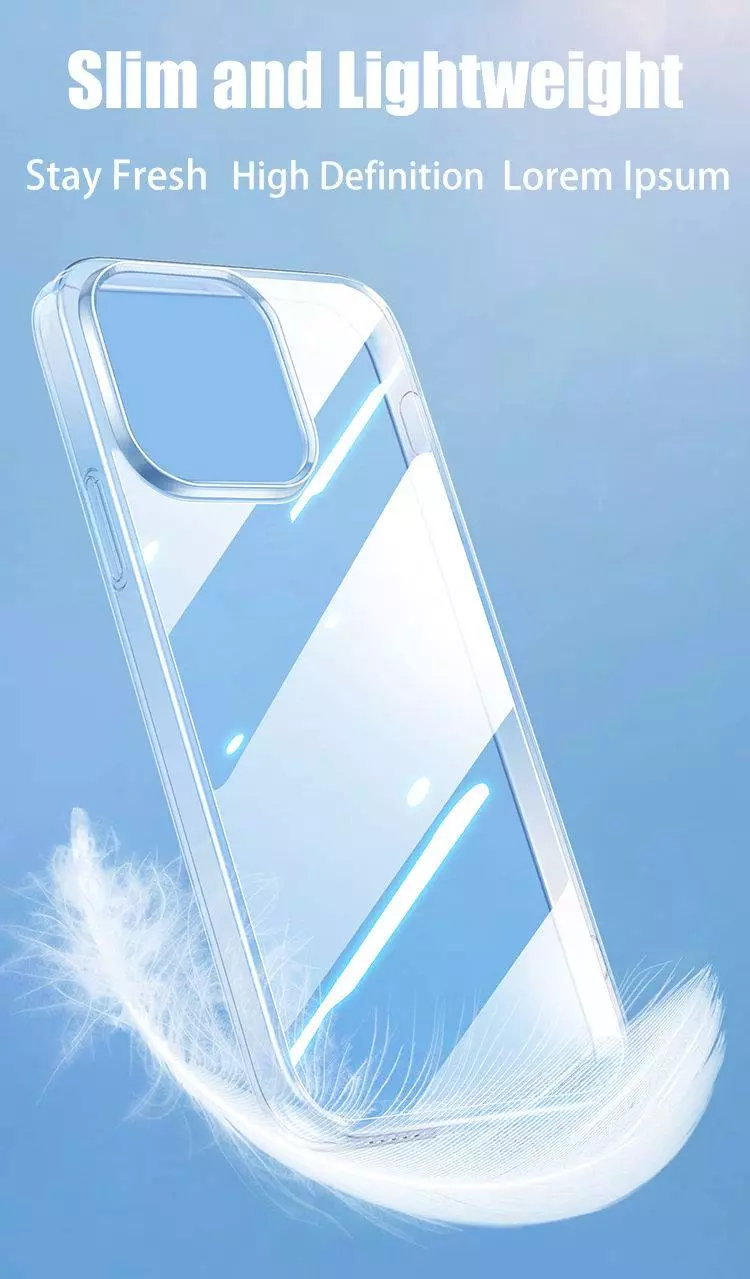 Ультратонкий чехол бампер для iPhone 14 Pro Max Anomaly Jelly Transparent (Прозрачный)