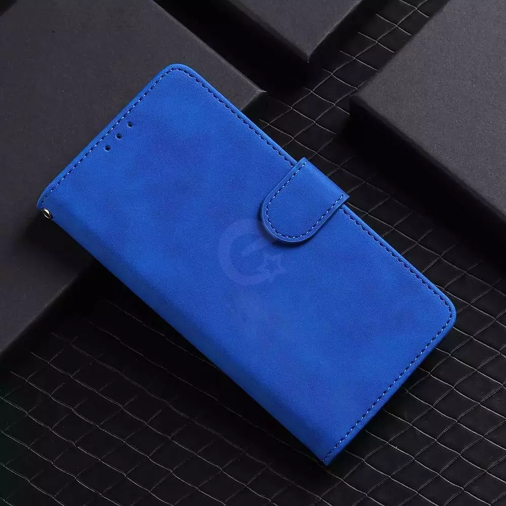 Чехол книжка для Wiko Y81 Anomaly Leather Book Blue (Синий)