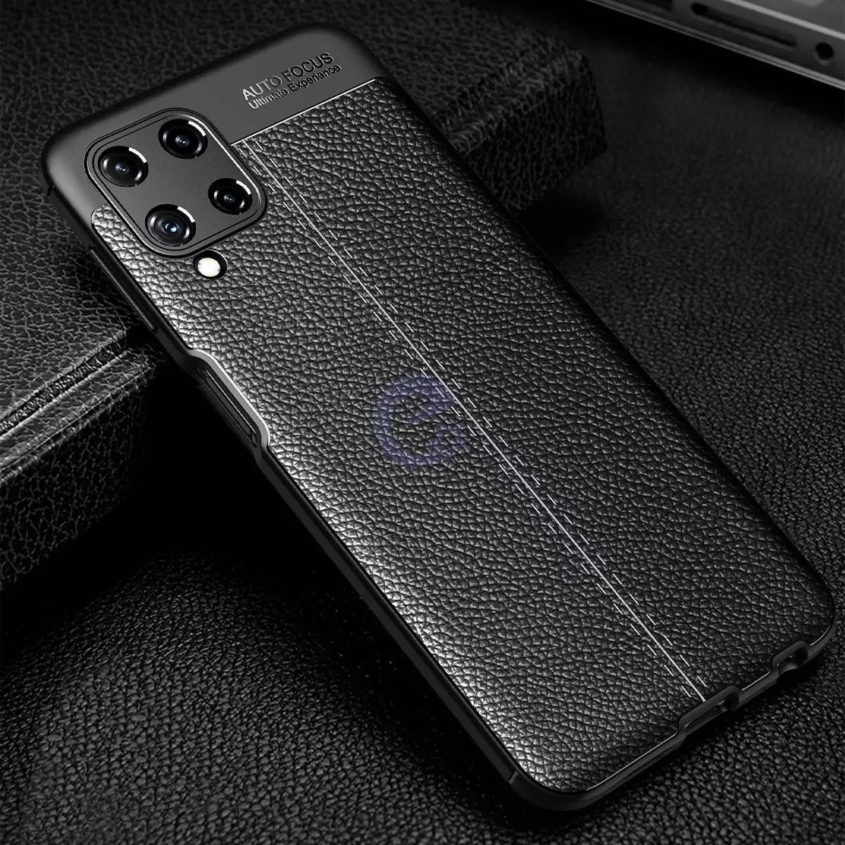 Чехол бампер для Samsung Galaxy M53 Anomaly Leather Fit Black (Черный)