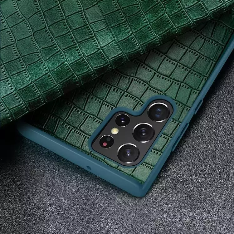 Кожаный чехол книжка для Vivo Y02s Anomaly Luxury Crocodile Pattern Leather Book Black (Черный)