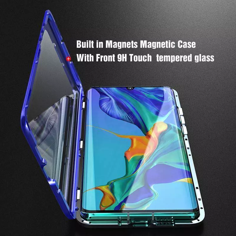 Чехол бампер для Motorola Moto G Stylus 5G Anomaly Magnetic 360 With Glass Silver (Серебристый)